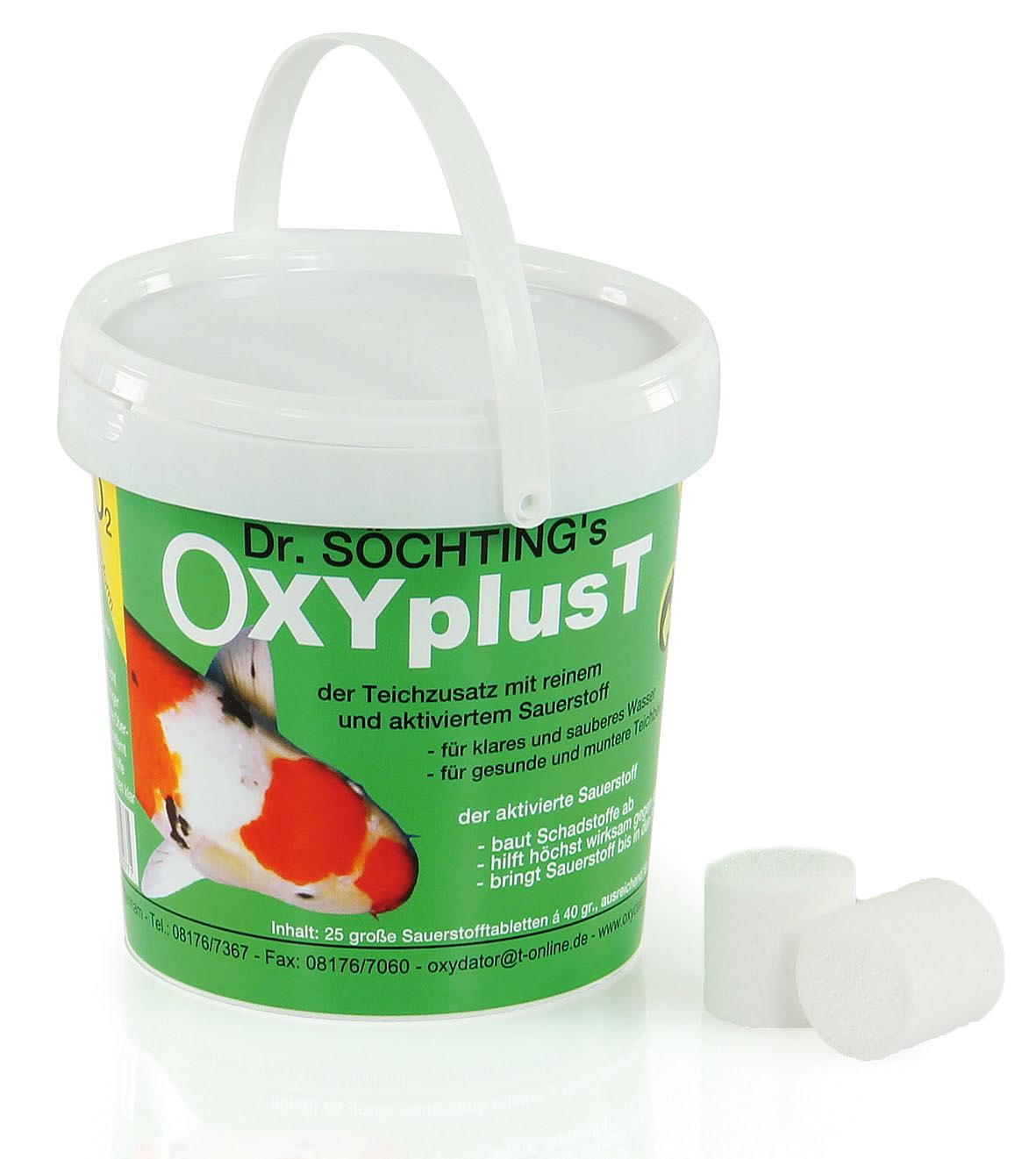 Sauerstoff-Tabletten Teich Oxy Plus T 1Kg für 10'000 Liter 25 Stück