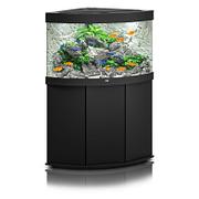 Juwel Aquarium Trigon 190 Kombination, schwarz-weiss