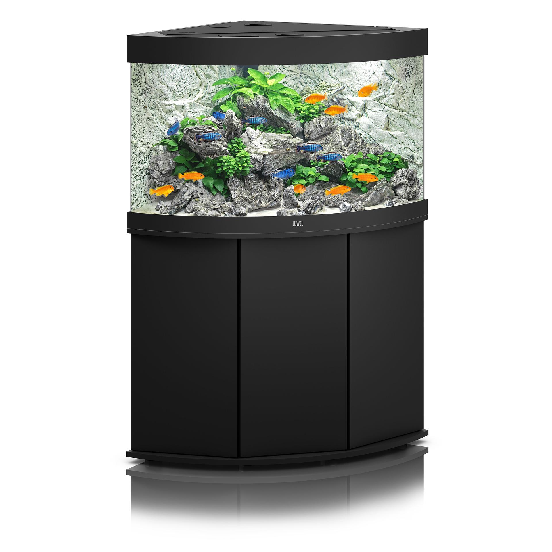Juwel Aquarium Trigon 190 Kombination, schwarz-weiss