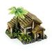 Amazonas Maison en bois avec palmiers
