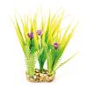 Fantasy Plant G-041, 20cm verte-jaune-violette