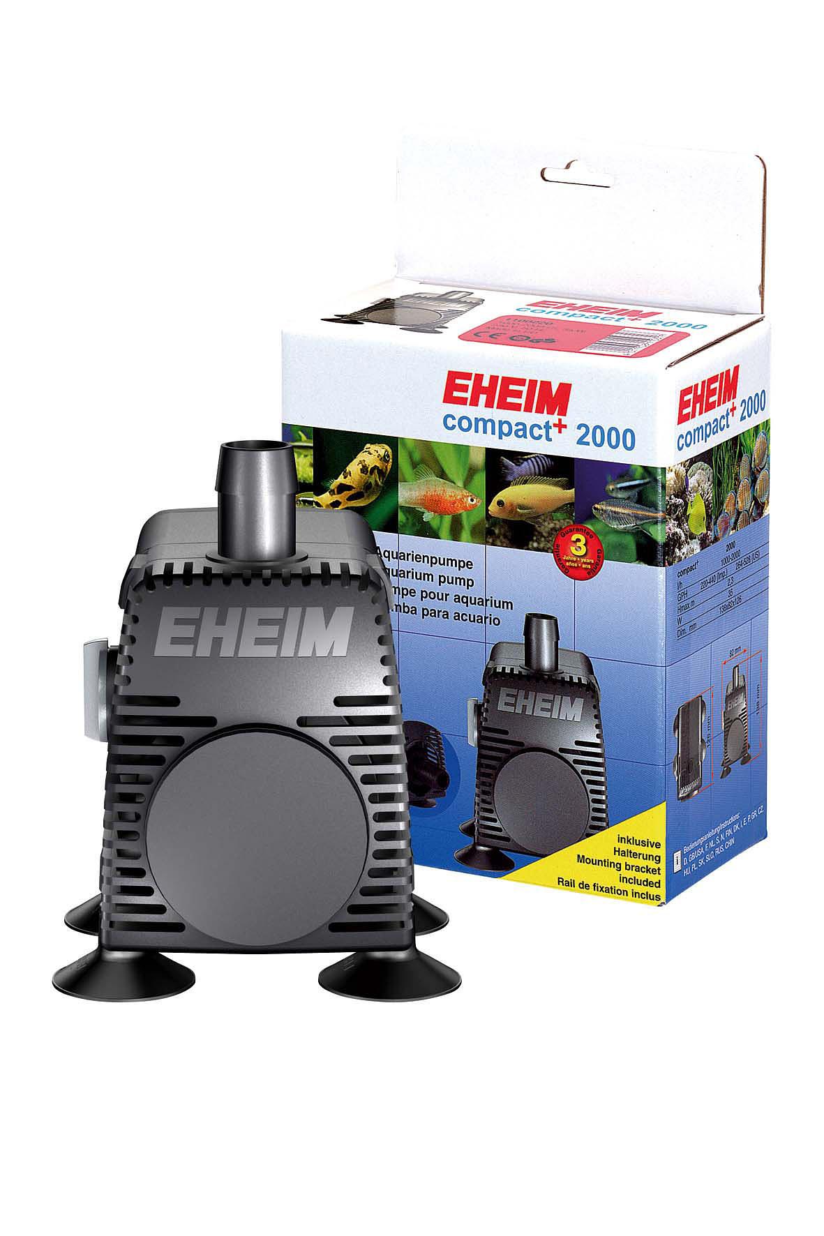 Eheim Pompe pour aquariums Compact+ 2000 / 35 watts ou 3000 / 66 watts