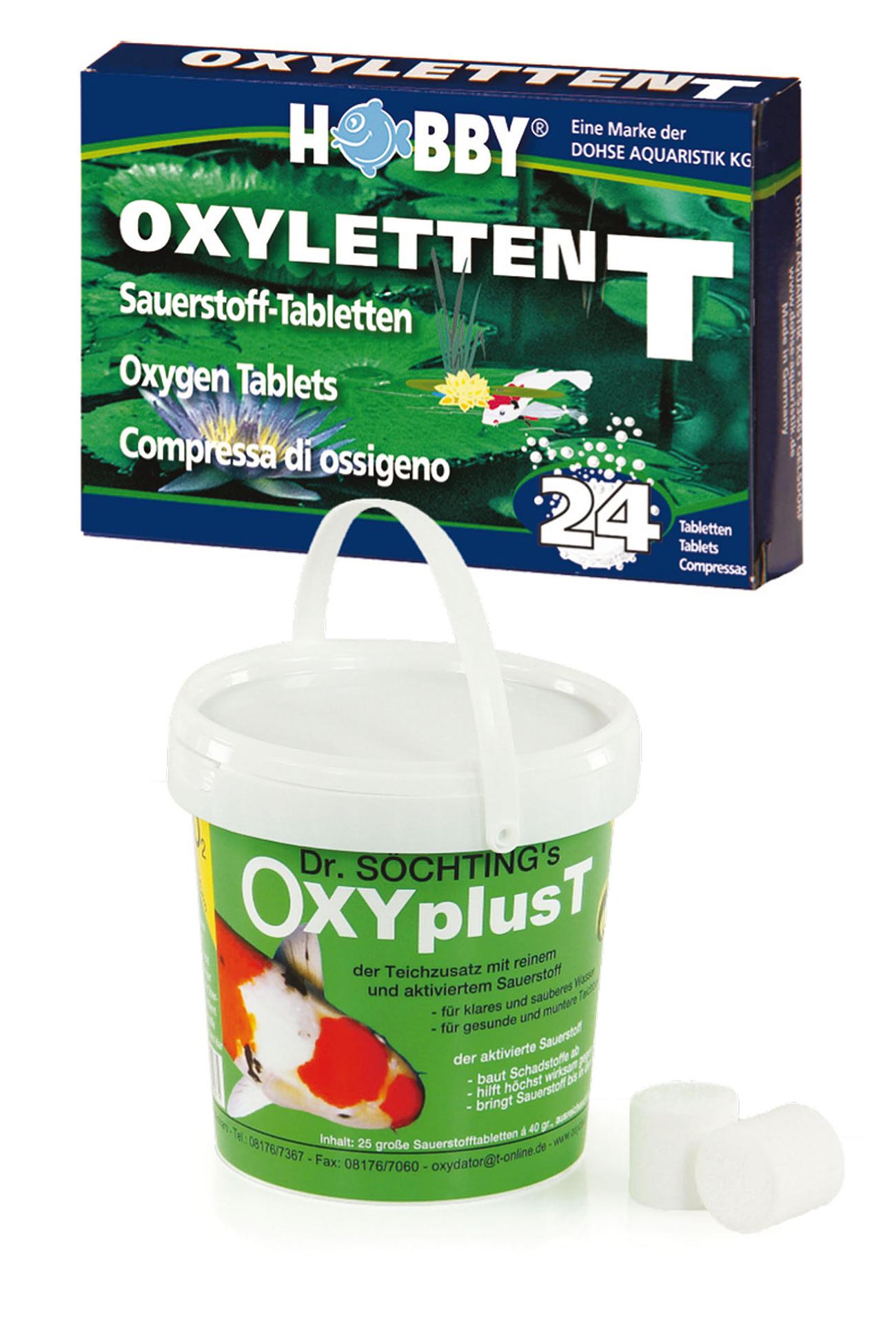 Sauerstoff-Tabletten für den Teich