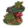 Mini-Dekor Schildkröte No Fishing, 5x4.5x5.8cm