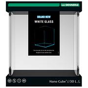 Nano Cube White Glass, 30x30x35cm, 30L