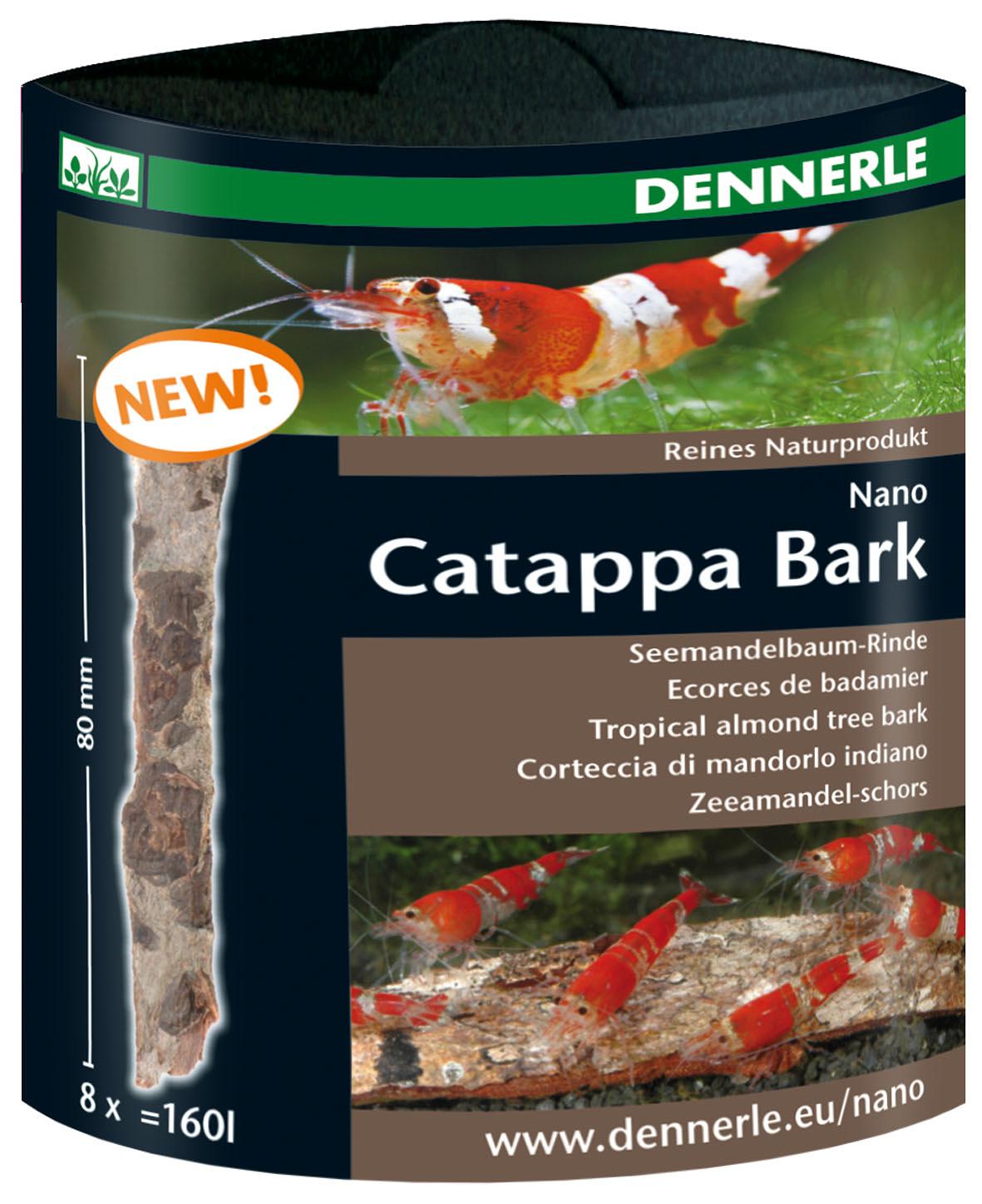 Dennerle Nano Catappa Bark, L=80mm 8 Stück für 160 Liter
