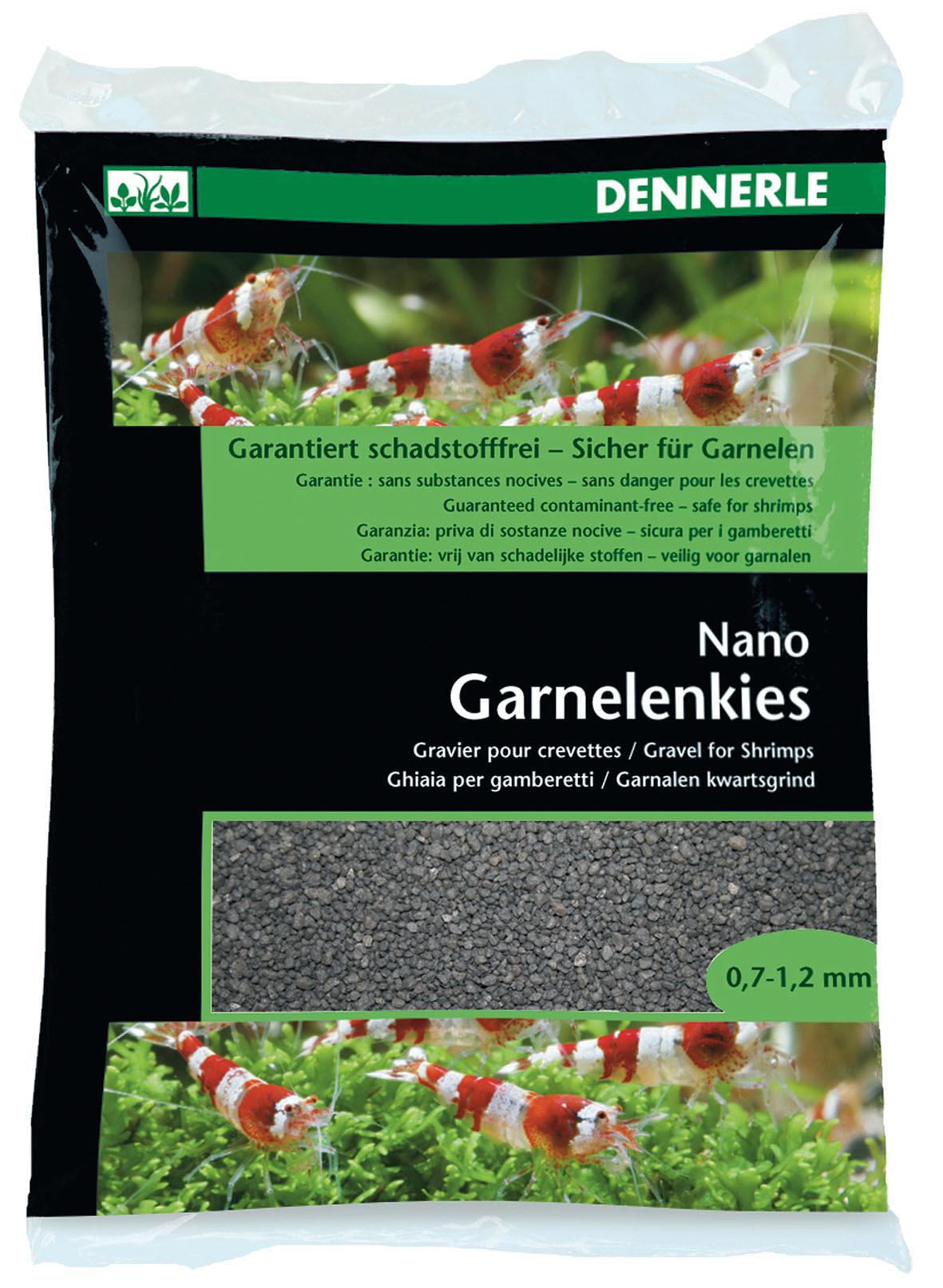 Dennerle Nano Garnelenkies 2 Kg in schwarz oder braun