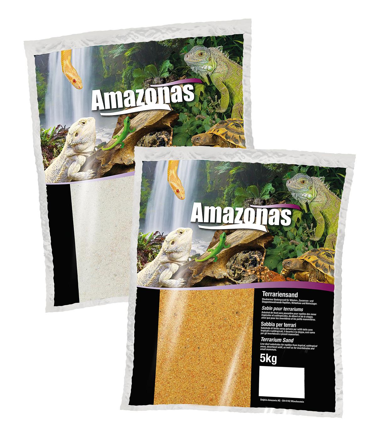 Amazonas Sable pour terrariums, couleurs diverses