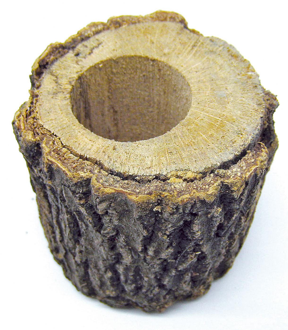 Accessoires support de coupe en bois, avec 1 trou ø6–7cm, H:5.5cm