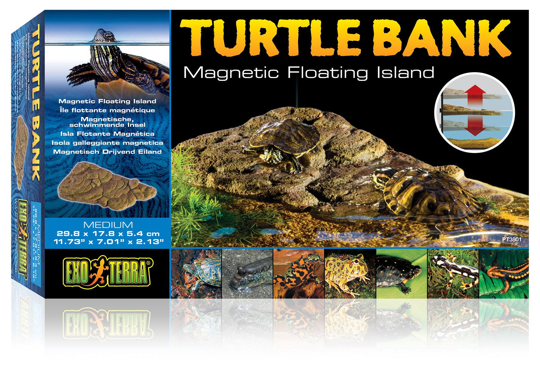 Exo Terra Turtle Bank, Île flottante magnétique