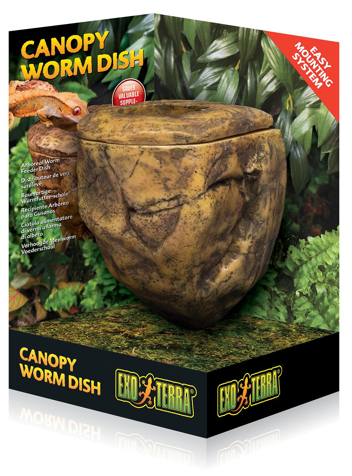 Exo Terra Canopy Worm Dish, Bol pour vers alimentaires