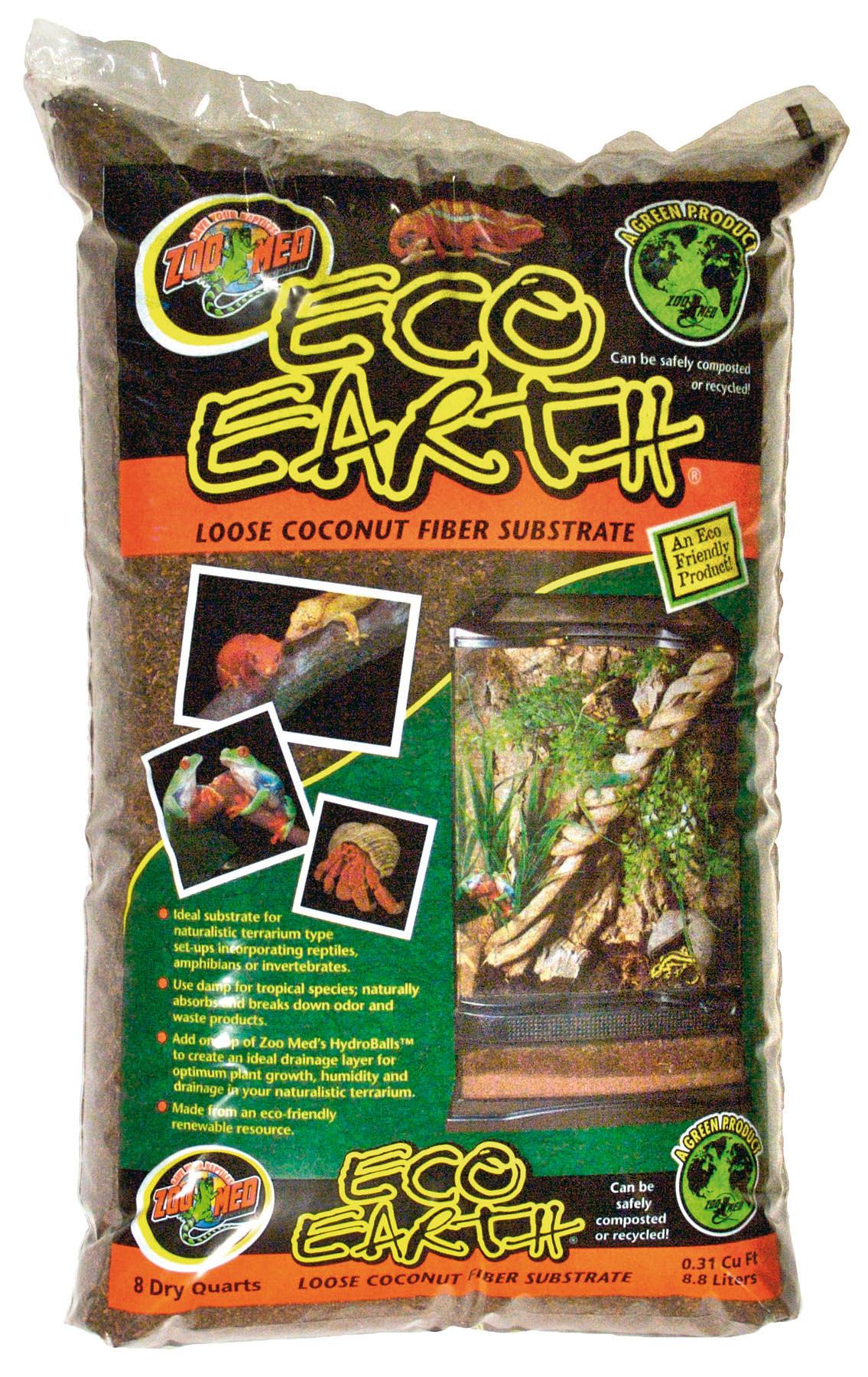 ZooMed Eco Earth, substrat de fond