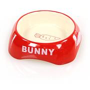 swisspet Keramiknapf Bunny rot 13.5x13.5x4cm