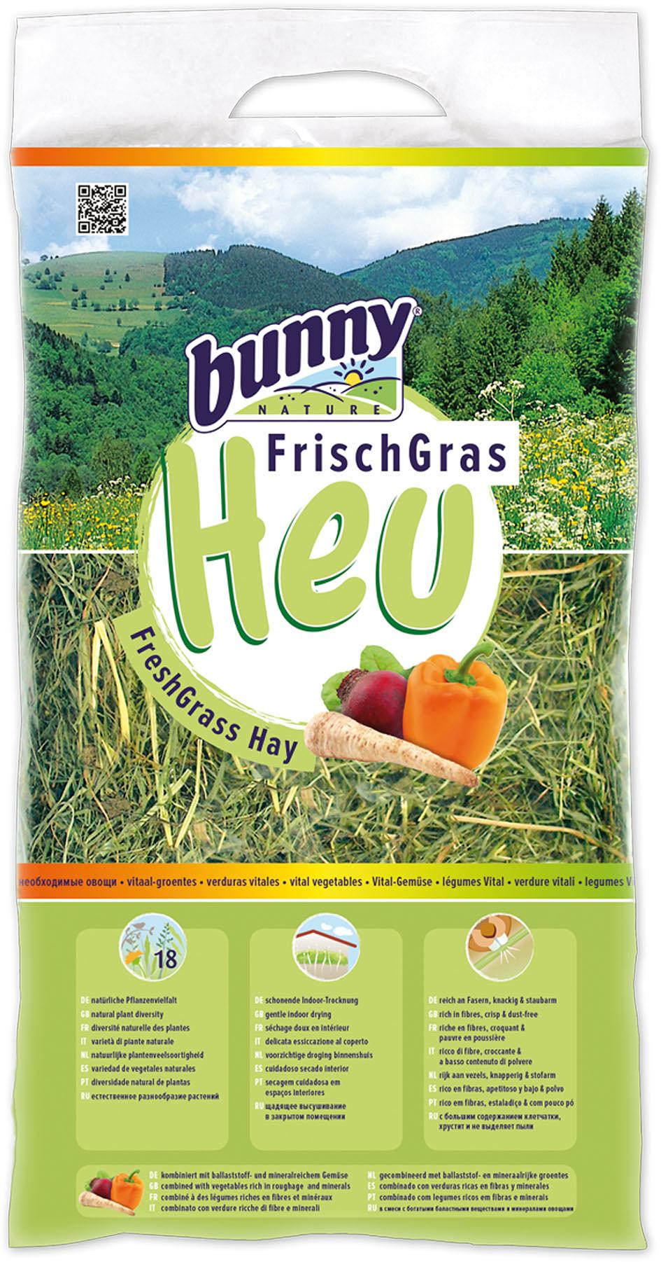 Bunny Allgäuer Frischgras-Heu mit Gemüse