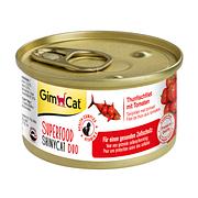 GimCat ShinyCat Duo Superfood, thon & tomates
