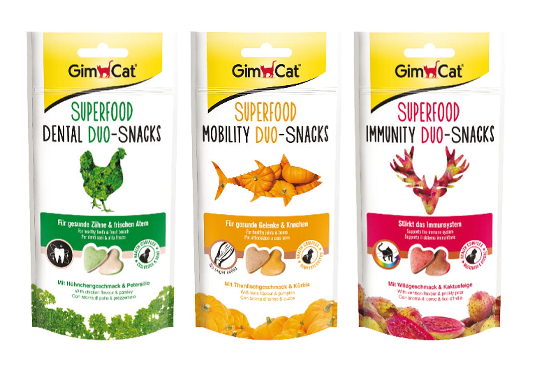 GimCat Superfood snacks duo