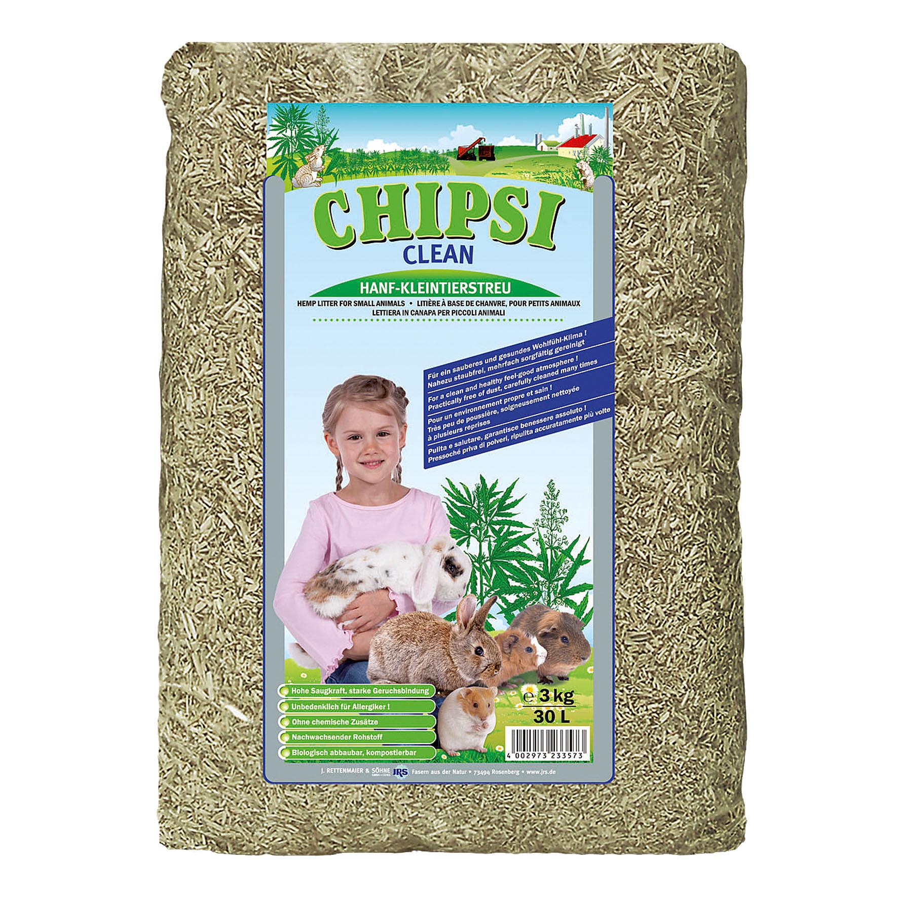 Chipsi Clean – Hanf Einstreu