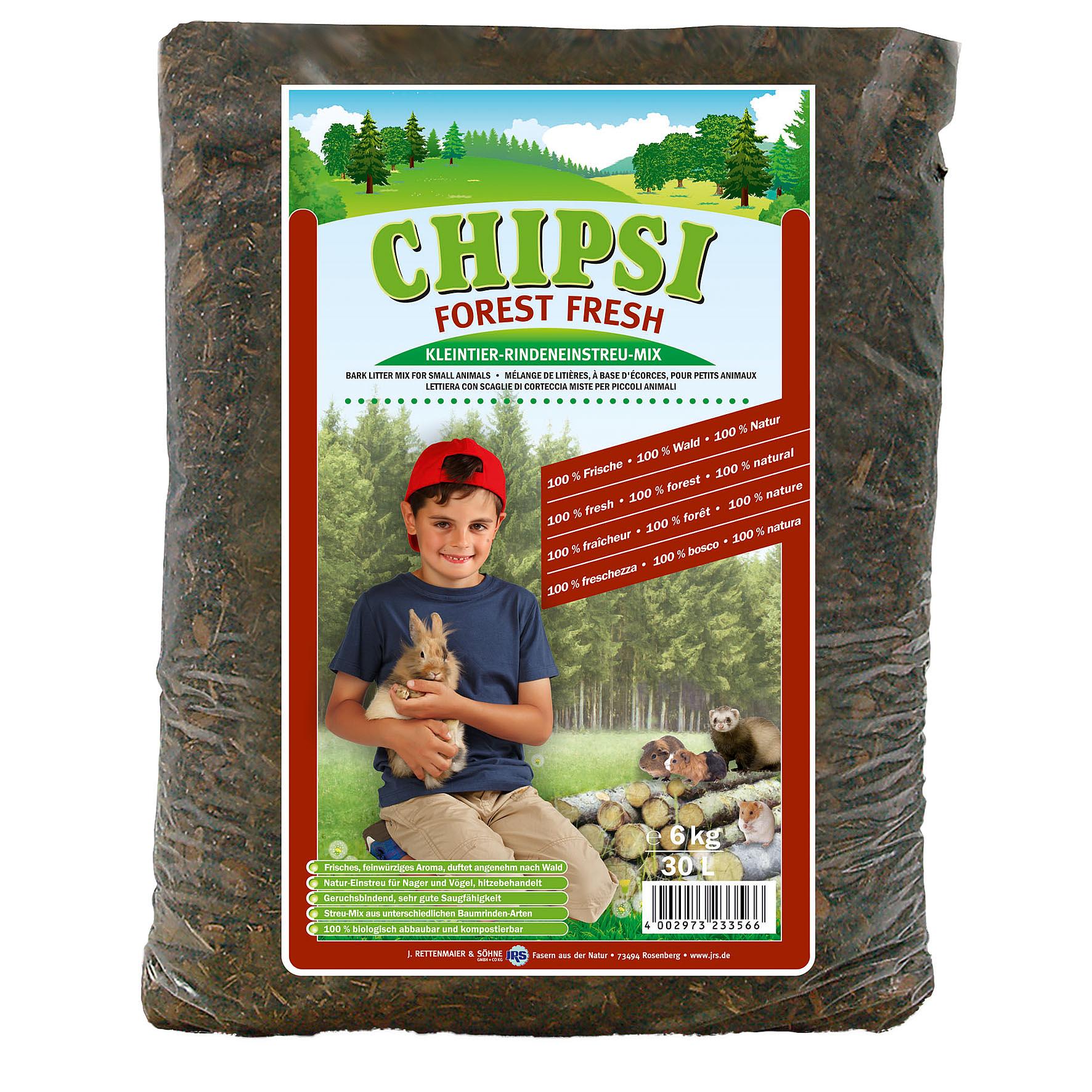 Chipsi Forest Fresh – Mélange de litières