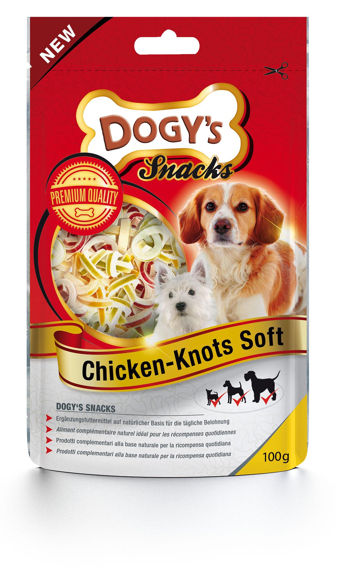 Dogy’s Chicken-Knots Soft snack pour chien