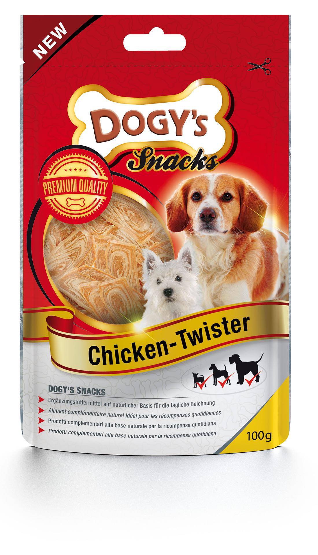 Dogy’s Chicken-Twister snack pour chien