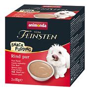 animonda Vom Feinsten Snack-Pudding Adult Rind pur 3 x 85 g