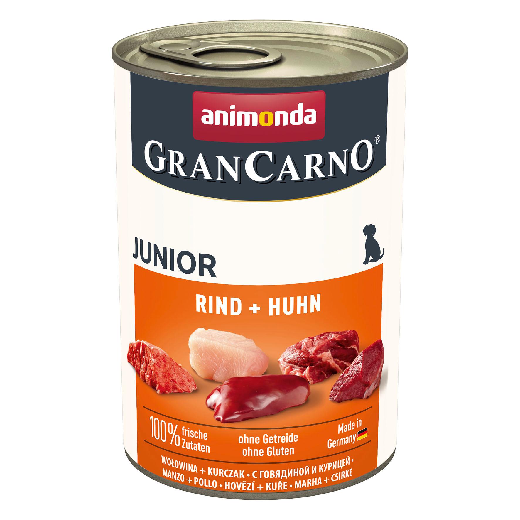 animonda GranCarno Junior Rind und Huhn, 400g