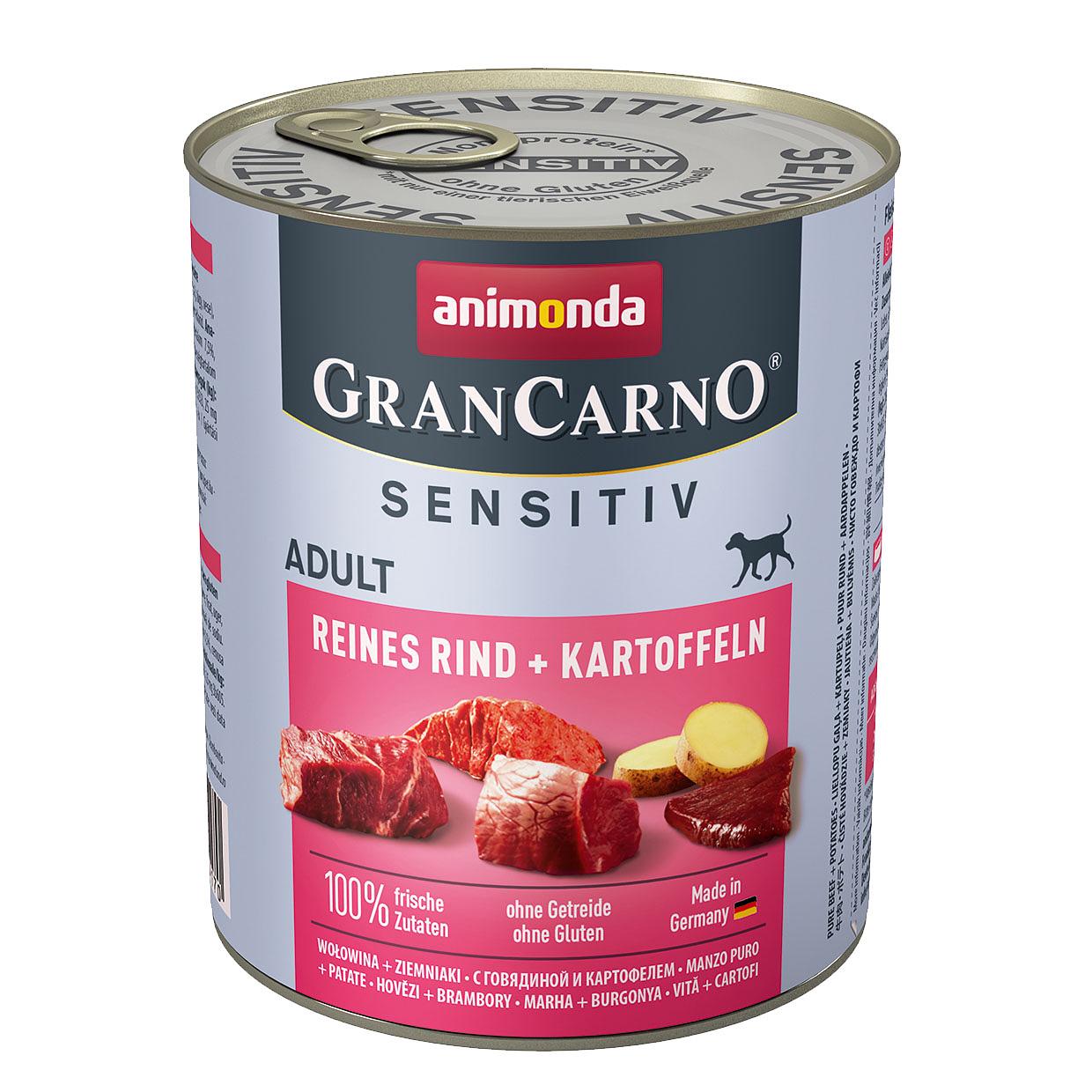 GranCarno Adult Sensitiv Rind & Kartoffeln, 800g
