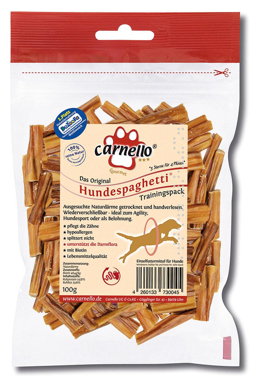 Carnello spaghettis pour chiens en paquet d‘entraînement