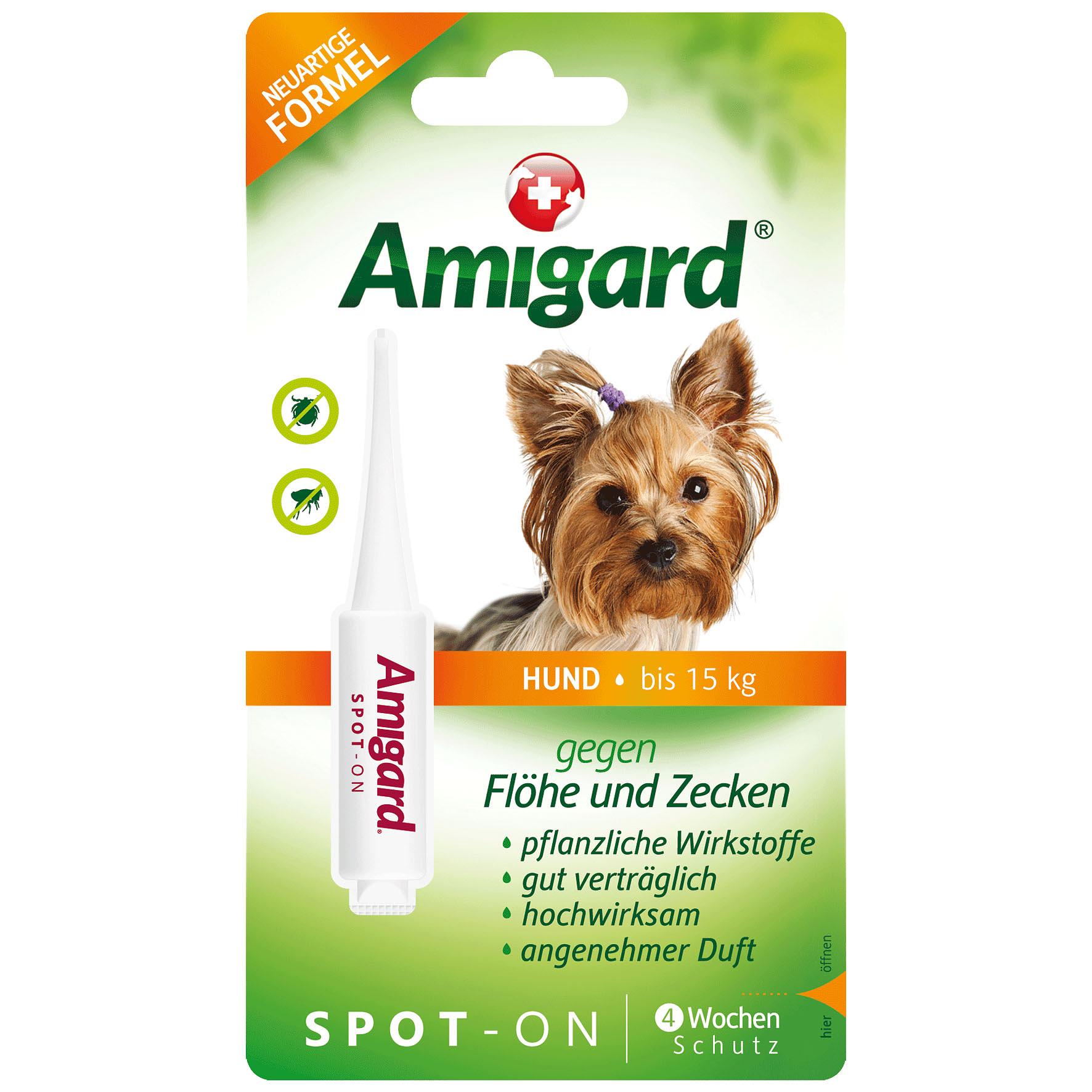Amigard Spot-on für kleine Hunde