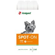 Amigard Spot-on pour petits chiens, 3x2ml