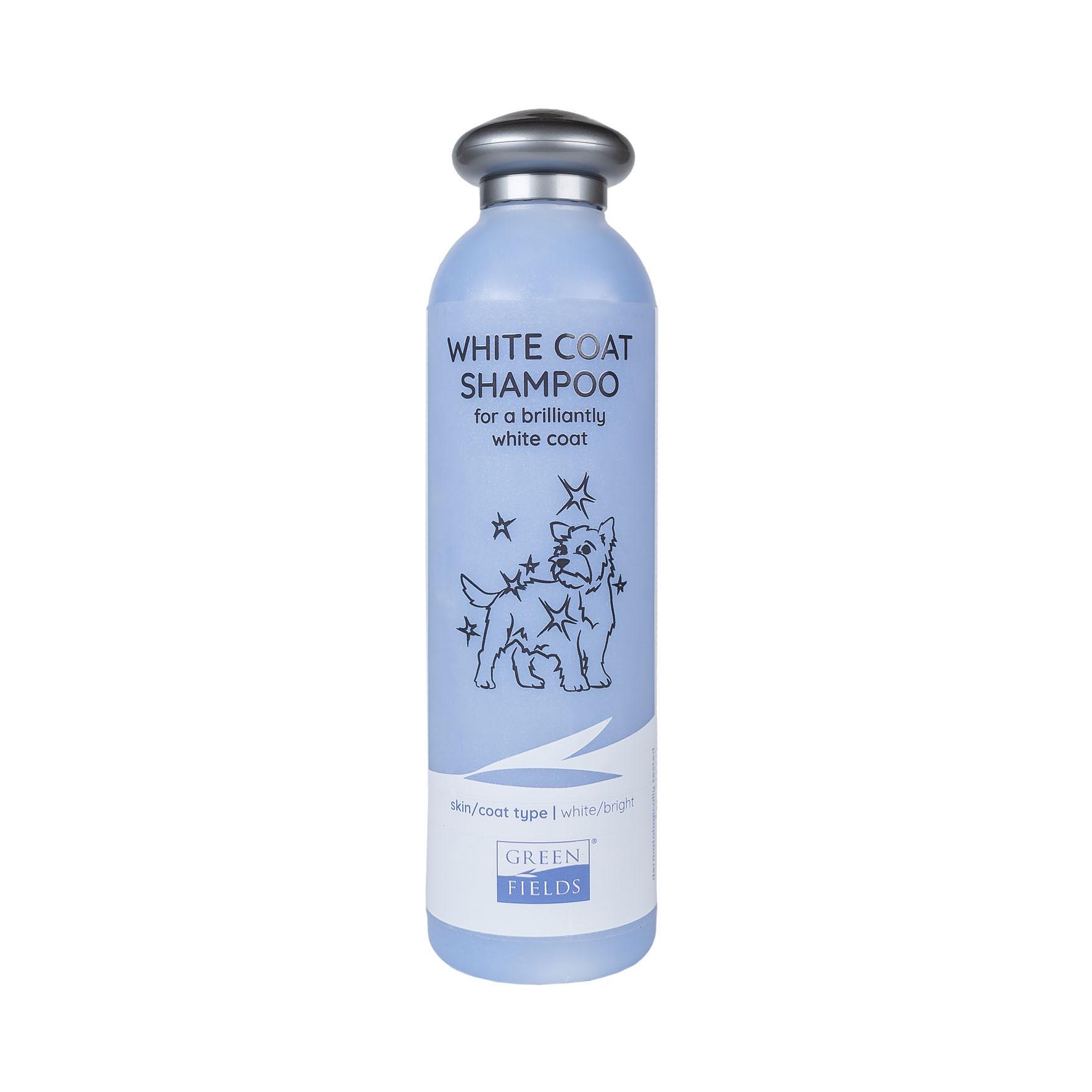 Greenfields White Coat Shampoo for a brilliantly white coat