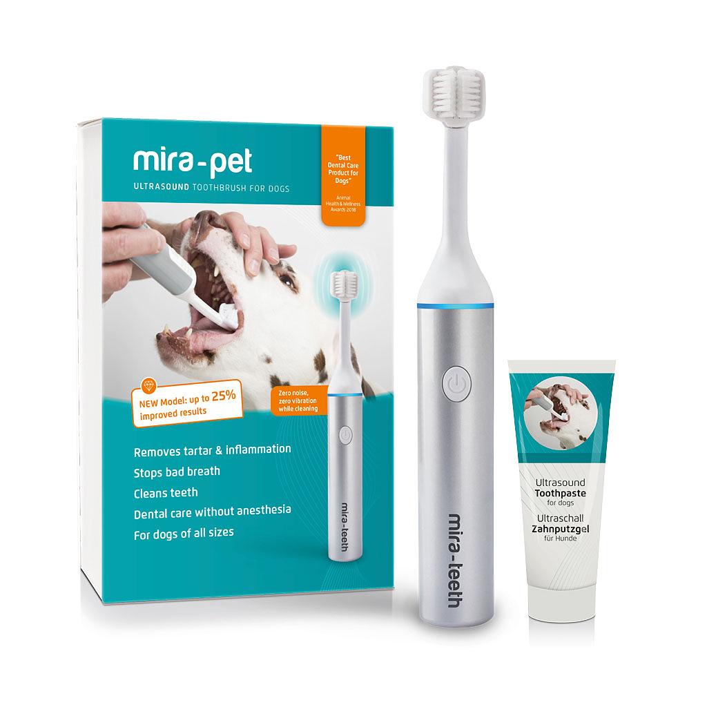 Mira-pet Ultraschallzahnbürste Cleany Teeth Starterkit