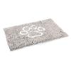 swisspet tapis Chenille gris avec patte blanche, 80x50x2.5cm