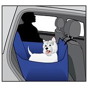 Einfeben - 2x protecteur de dossier de voiture organisateur de siège  arrière de voiture pour enfants protecteur de siège de voiture - Equipement  de transport pour chien - Rue du Commerce