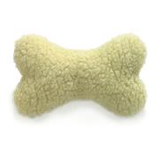swisspet Hundespielzeug Spielknochen aus Lammfell-Imitat