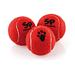 swisspet Hundespielzeug Smash & Play Tennisball 3Stk. mit Quietsch, rot