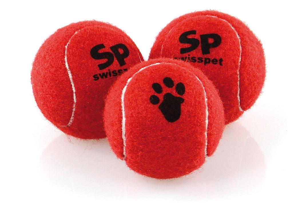 swisspet Smash & Play balles tennis rouge 3pcs.