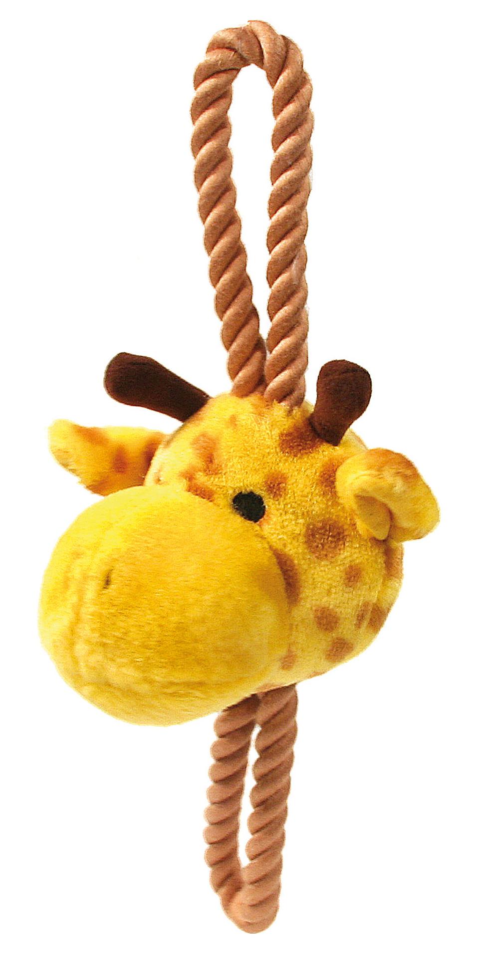 swisspet jouet pour chiens giraffe à la corde