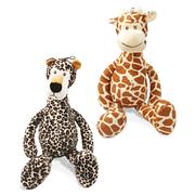 swisspet girafe et léopard en peluche