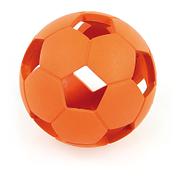 swisspet Weichgummi-Fussball, orange, ø10.5cm