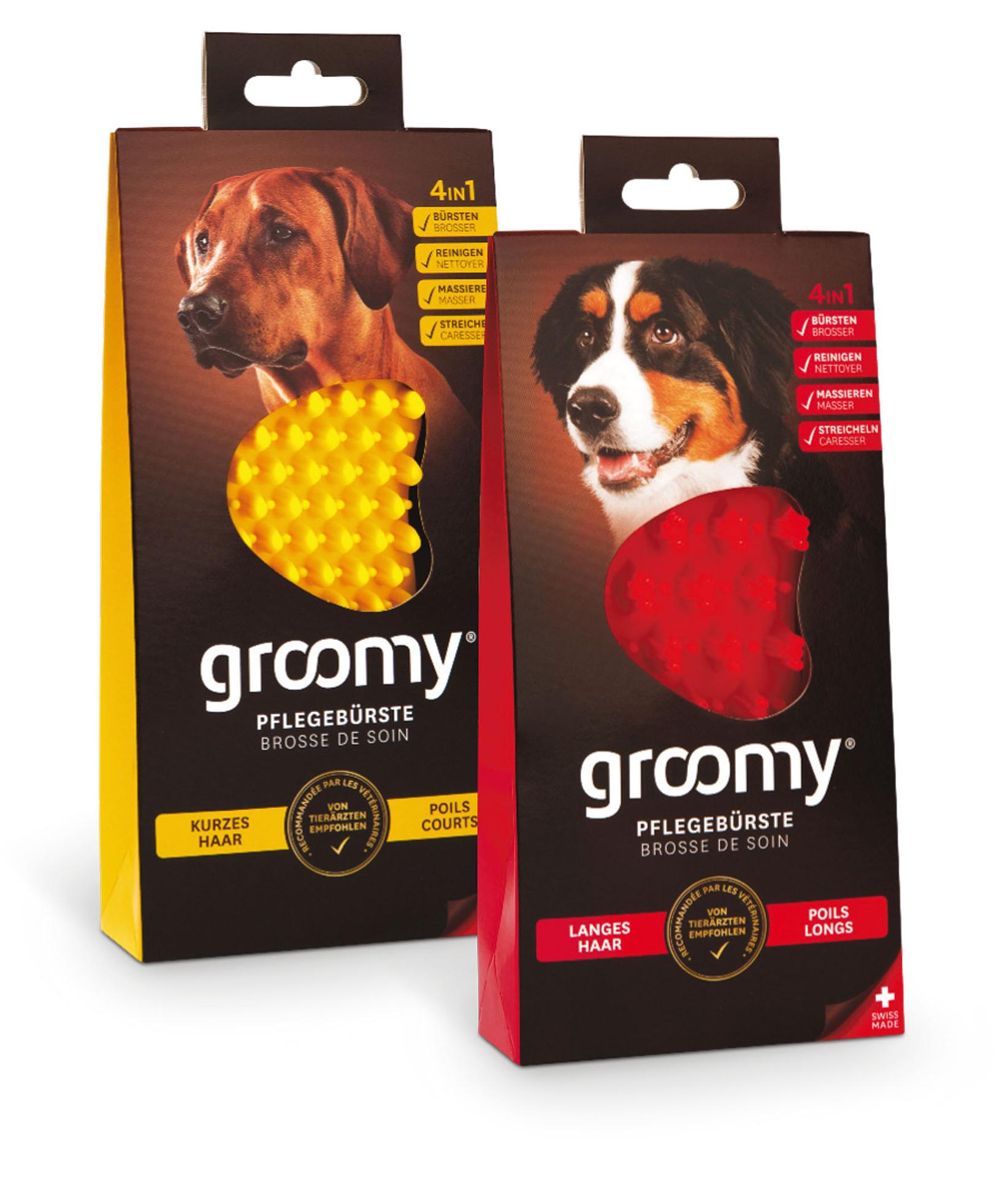 groomy® Wellness-Bürsten für Hunde