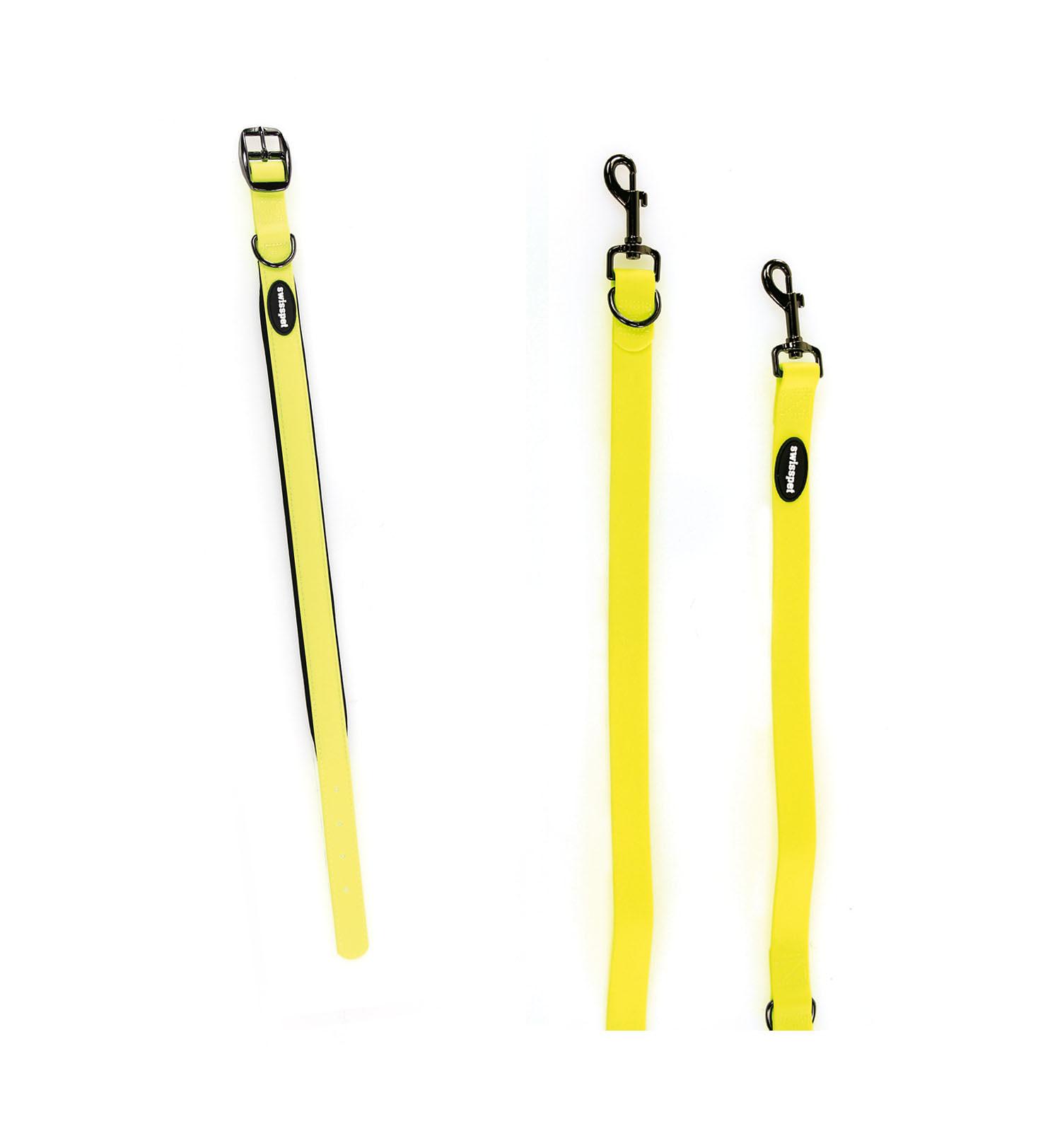 TrendLine NEON Hundehalsband & Leine, gelb