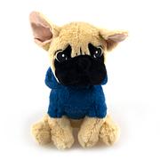 Petfriends chien en peluche avec hoodie, bleu