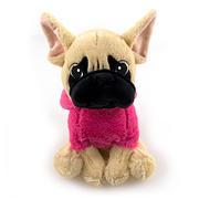 Petfriends-Plüschhund mit Hoodie, pink