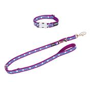 RedDingo collier & laisse Design Unicorn Purple