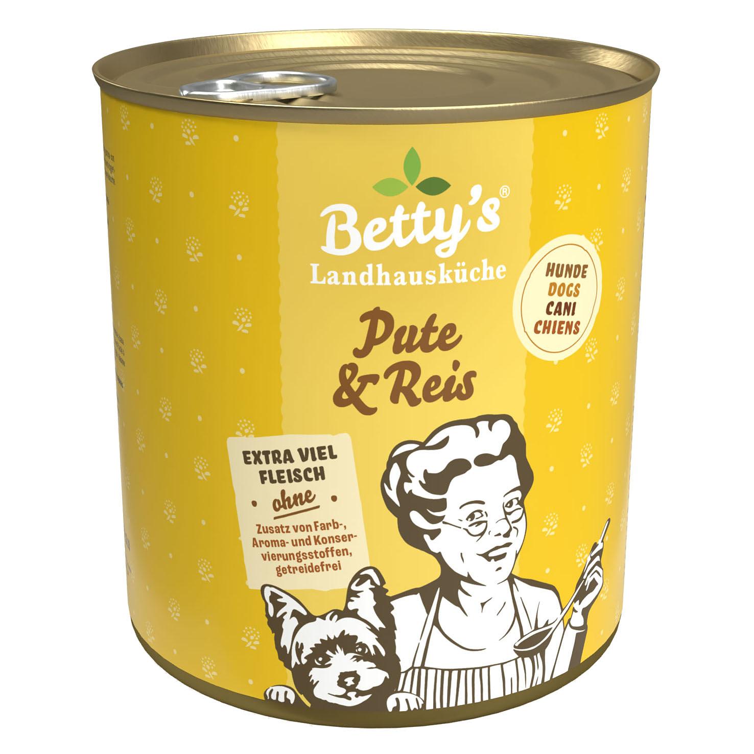 Betty's Landhausküche Truthahn & Reis 800g