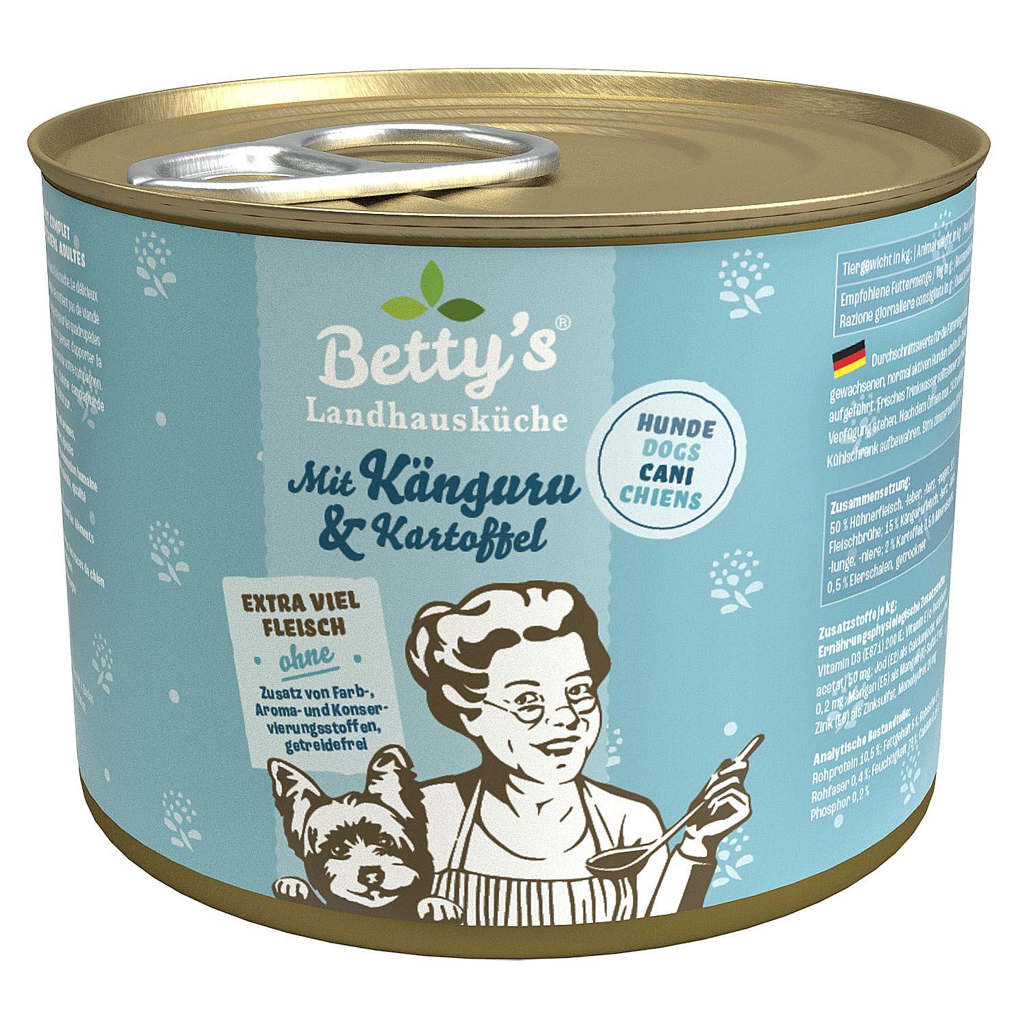 Betty's Landhausküche kangourou & pommes de terre 200g