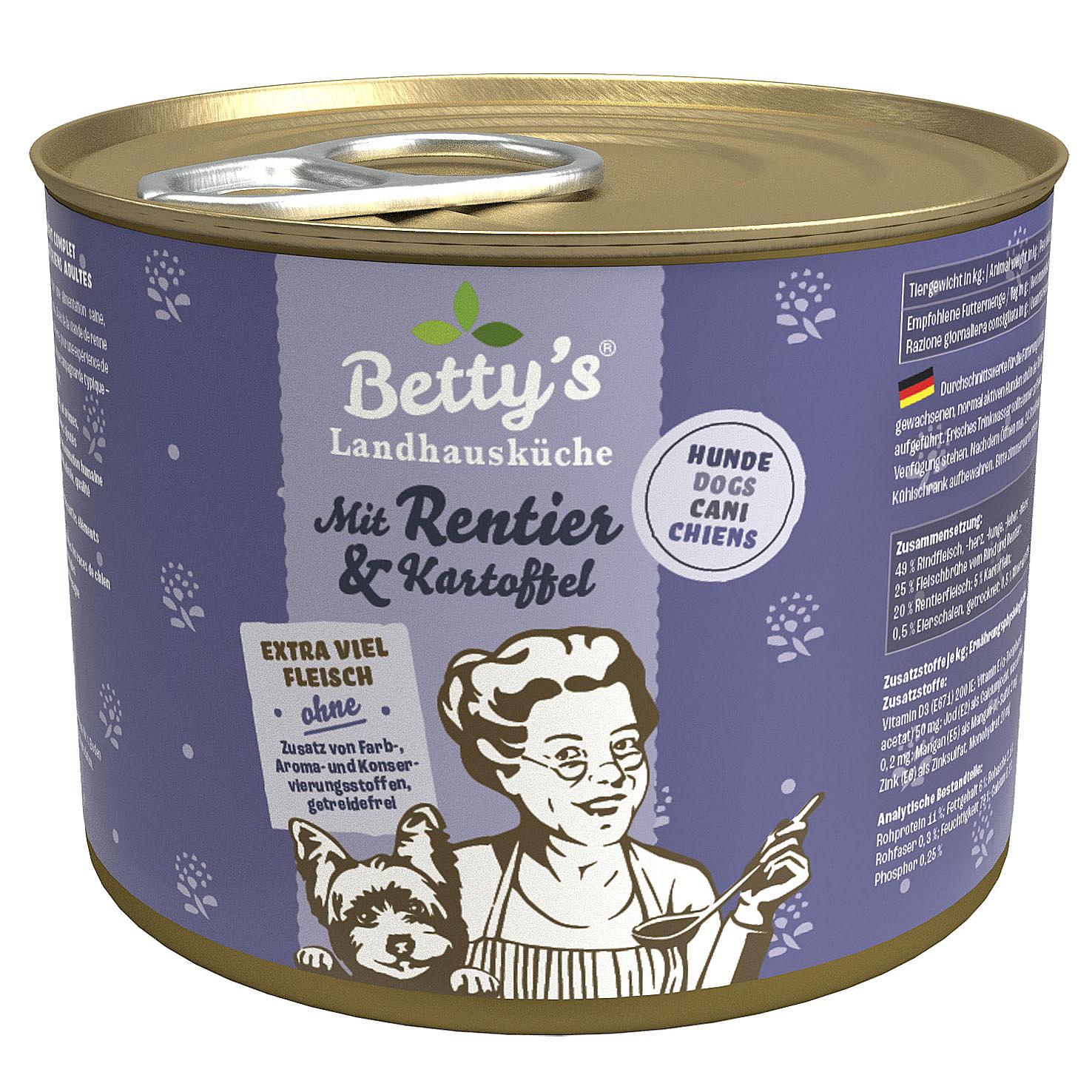 Betty's Landhausküche Rentier & Kartoffel 200g