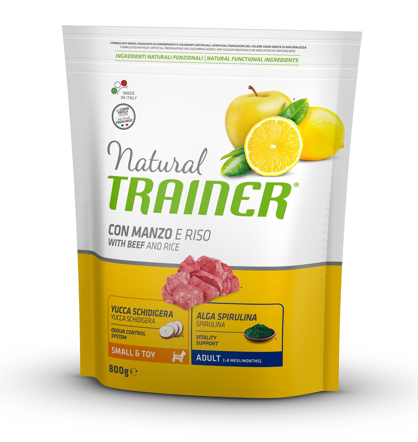 Trainer Natural, Adult Mini, Beef, Rice & Ginseng