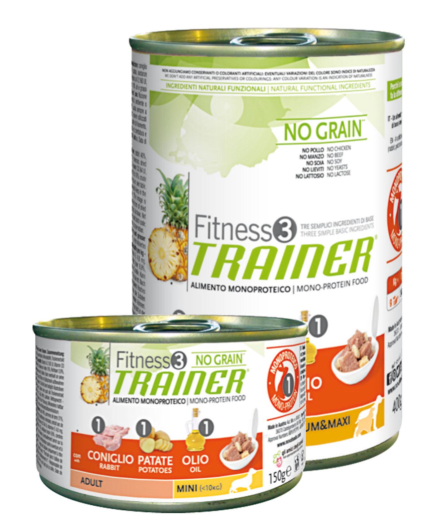 Trainer Fitness3 Adult, No Grain, Rabbit & Potatoes